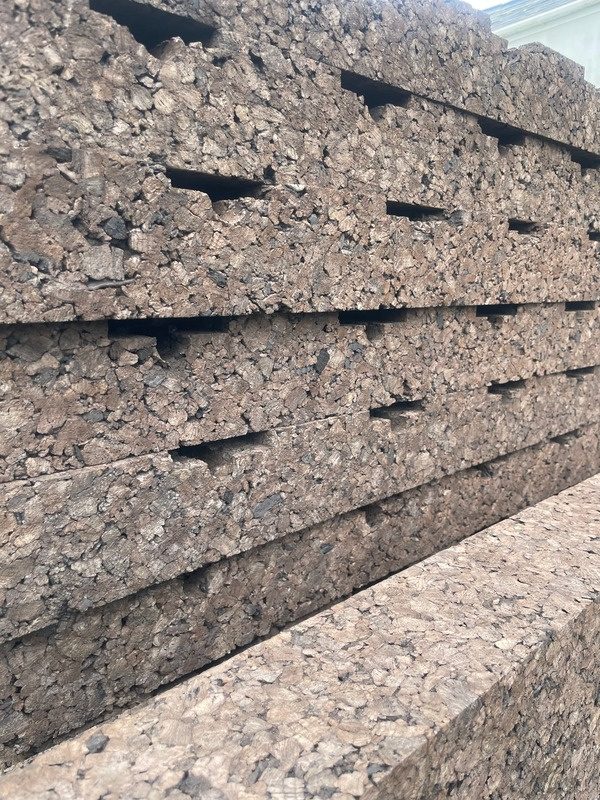 Reformed cork battens